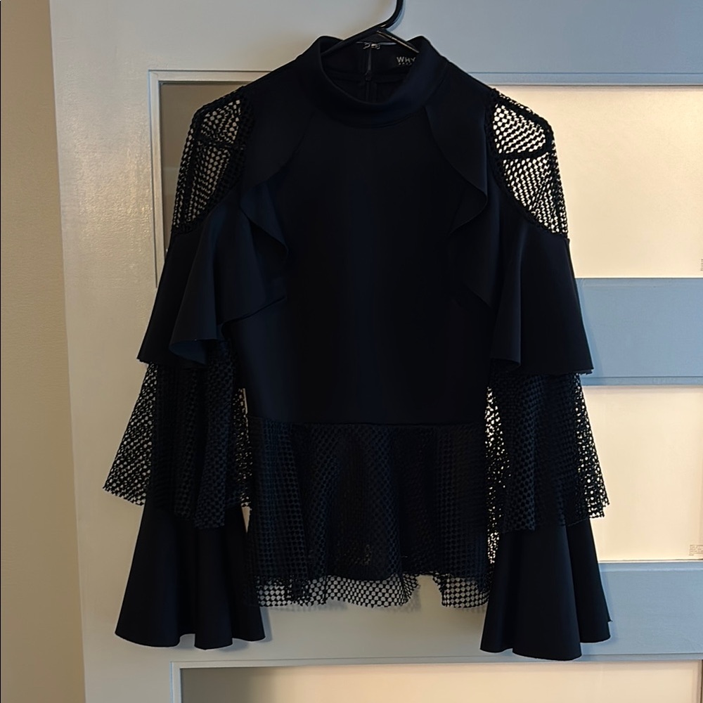 Elegant Black Women's Top